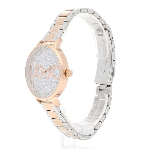 Liu jo TLJ1789 Orologio donna bracciale acciaio oro rosa glitter | Gioiellitosti.it