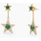 Orecchini donna Mabina Starlet 563556 stella verde | Gioiellitosti.it
