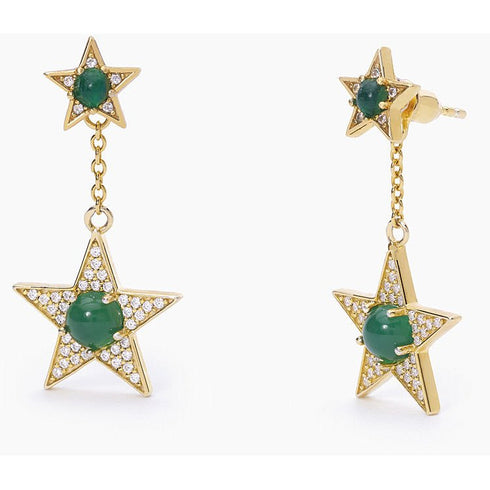 Orecchini donna Mabina Starlet 563556 stella verde | Gioiellitosti.it