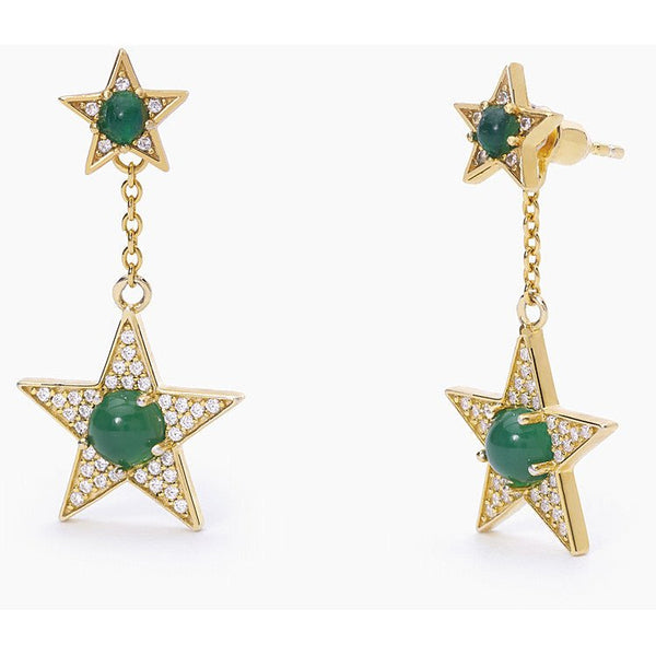 Orecchini donna Mabina Starlet 563556 stella verde | Gioiellitosti.it