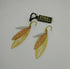 Orecchini donna oro 18 kt pendenti foglie 3 colori oro 4,20 gr | Gioiellitosti.it