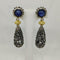Orecchini Pendenti Cianite Blu Argento 925 Vitiello Jewelry | Gioielli Tosti