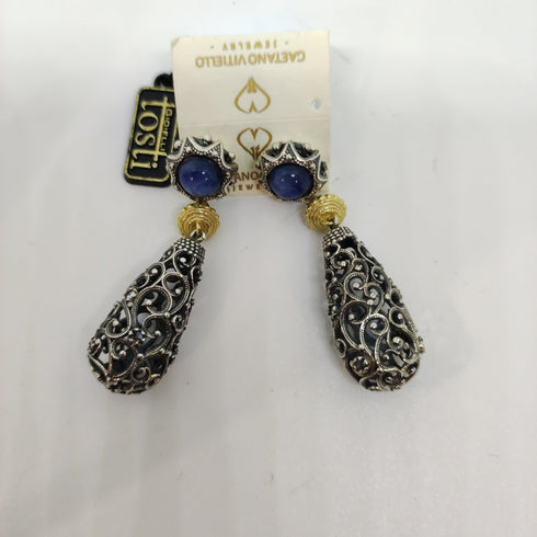 Orecchini Pendenti Cianite Blu Argento 925 Vitiello Jewelry | Gioielli Tosti