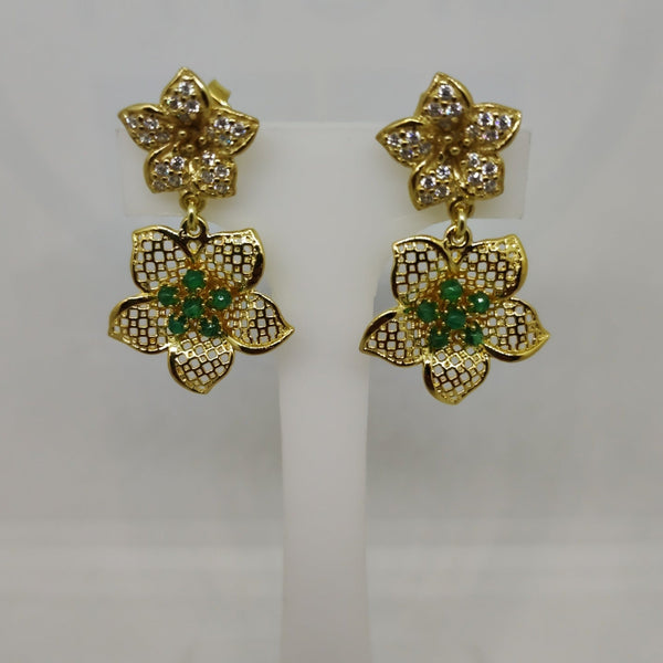 Orecchini Donna Pendenti Argento 925 dorato Fiore Vitiello Jewelry | Gioiellitosti.it