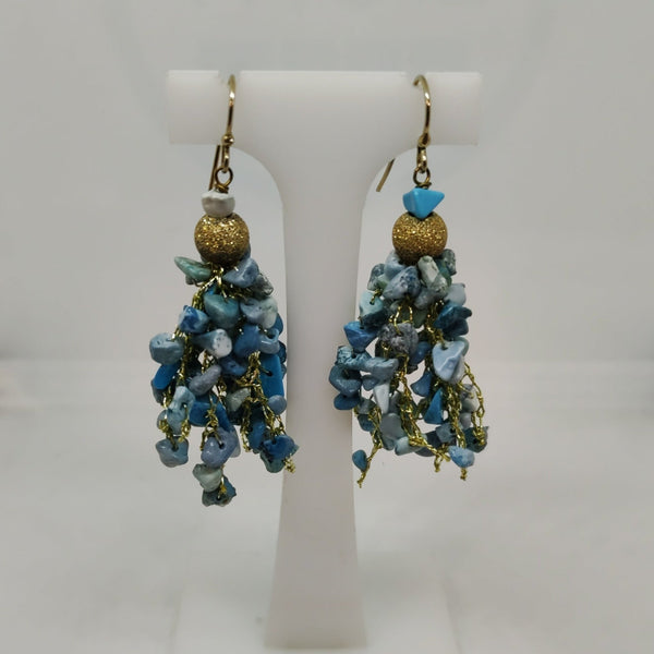 Orecchini Donna Pendenti Argento 925 Turchese Vitiello Jewelry | Gioiellitosti.it