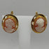 Orecchini oro 18 kt Bottone con cameo 7,00 gr | Gioiellitosti.it