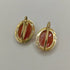 Orecchini oro 18 kt Bottone con cameo 7,00 gr | Gioiellitosti.it