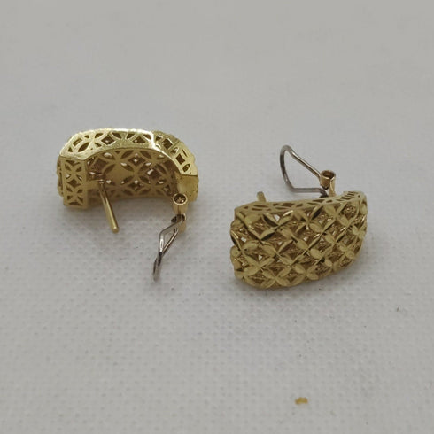 Orecchini oro 18 kt Donna bottone 7,00 gr | Gioiellitosti.it