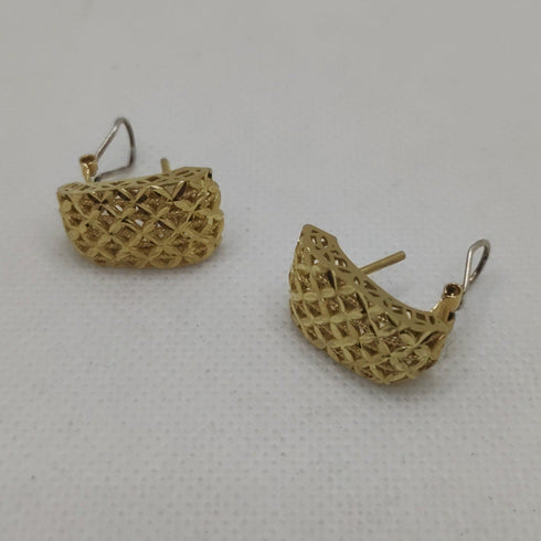 Orecchini oro 18 kt Donna bottone 7,00 gr | Gioiellitosti.it