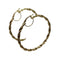 Orecchini oro 18 kt Donna Cerchi torchon 3,90 gr | Gioiellitosti.it