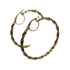 Orecchini oro 18 kt Donna Cerchi torchon 3,90 gr | Gioiellitosti.it