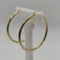 Orecchini oro 18 kt Donna cerchio liscio 4,00 gr | Gioiellitosti.it