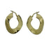 Orecchini oro 18 kt donna modello cerchio piatto 3,70 gr | Gioiellitosti.it