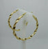Orecchini oro 18 kt Donna modello cerchio torchon 3,10 gr | Gioiellitosti.it