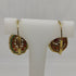 Orecchini oro 18 kt Donna Pendenti filigranati con granato rosso scuro | Gioiellitosti.it