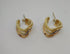 Orecchini oro 18 kt Donna tre cerchi modello semipendente 4,00 gr | Gioiellitosti.it