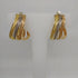 Orecchini oro 18 kt Donna tre cerchi modello semipendente 4,00 gr | Gioiellitosti.it