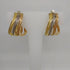 Orecchini oro 18 kt Donna tre cerchi modello semipendente 4,00 gr | Gioiellitosti.it