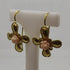 Orecchini oro 18k donna Fiore pendente con corallo rosa gr 8,90 | Gioiellitosti.it