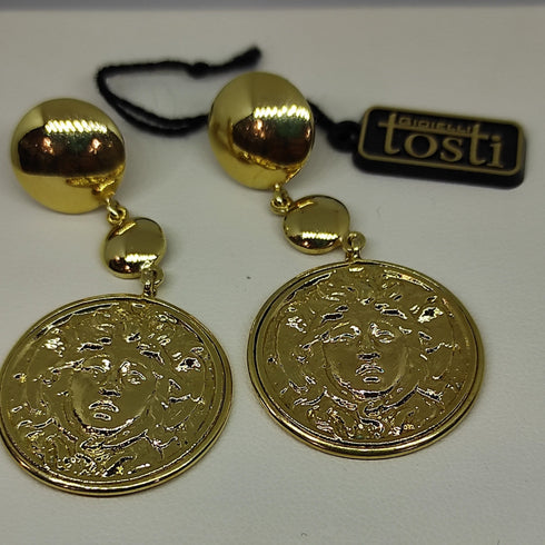 Orecchini Pendenti Argento 925 bagnati oro Vitiello Jewelry | Gioiellitosti.it