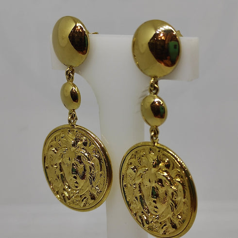 Orecchini Pendenti Argento 925 bagnati oro Vitiello Jewelry | Gioiellitosti.it