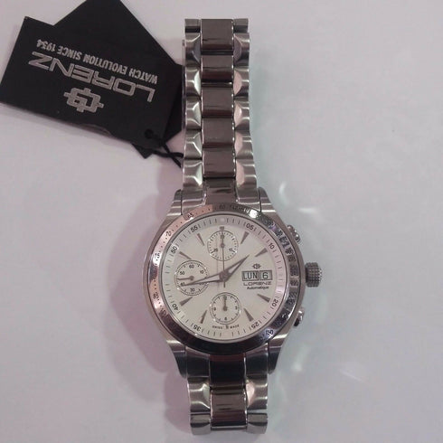 Orologi uomo automatico crono daydate ETA 7750 Swiss Made Lorenz 026113CC | Gioiellitosti.it