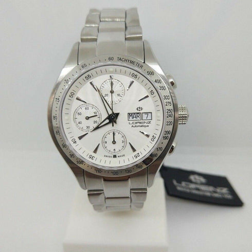 Orologi uomo automatico crono daydate ETA 7750 Swiss Made Lorenz 026113CC | Gioiellitosti.it
