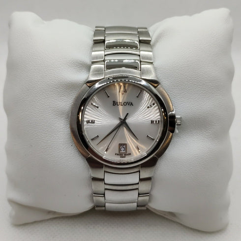 Orologio Bulova 63B37 Swiss Made sottile Acciaio | Gioiellitosti.it