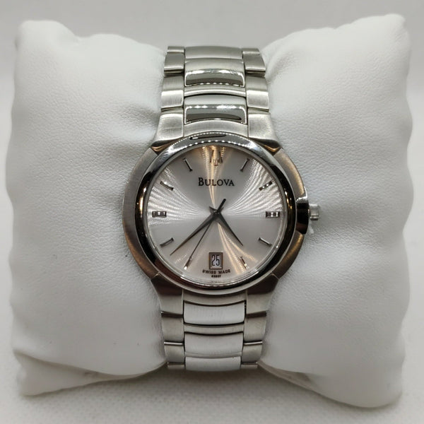 Orologio Bulova 63B37 Swiss Made sottile Acciaio | Gioiellitosti.it