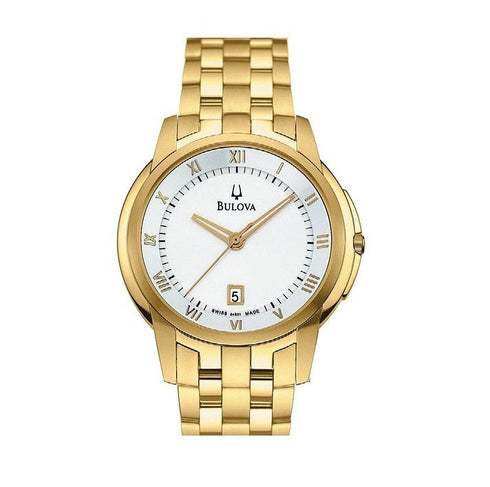 Orologio Bulova 64B21 Swiss Made Sottile Oro | Gioiellitosti.it