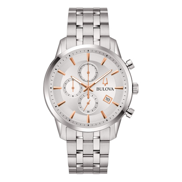 Orologio Bulova 96B411 Sutton Cronografo Acciaio | Gioiellitosti.it
