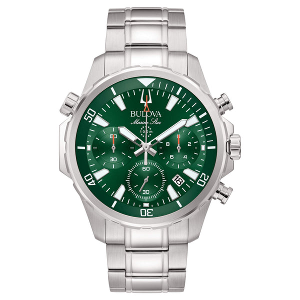 Orologio Bulova 98B396 Marine Star Crono 100M verde | Gioiellitosti.it