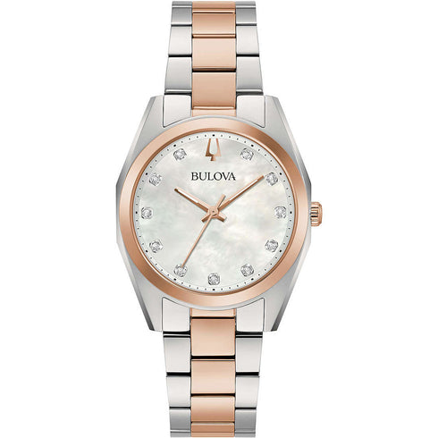 Orologio Bulova donna diamanti 98P207 bicolore | Gioiellitosti.it