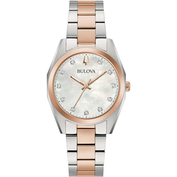 Orologio Bulova donna diamanti 98P207 bicolore | Gioiellitosti.it