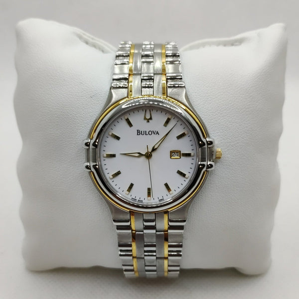 Orologio Bulova uomo oro acciaio 65b08 Swiss made | Gioiellitosti.it