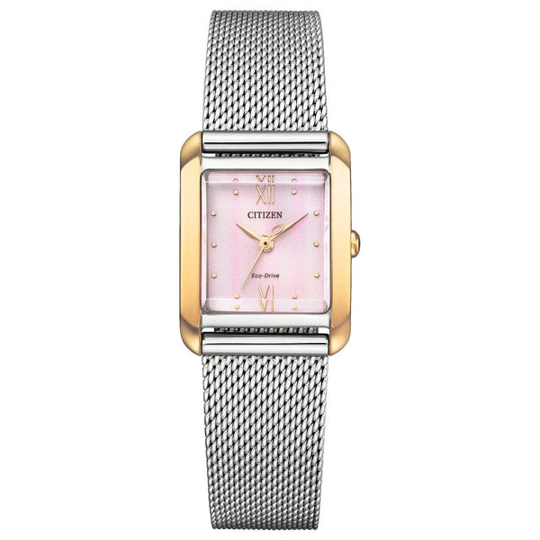 Orologio Citizen Eco Drive EW5596-66X Square Rosa | Gioiellitosti.it