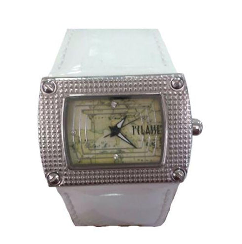 Orologio donna acciaio cinturino bianco Alviero Martini PCD849VB | Gioiellitosti.it