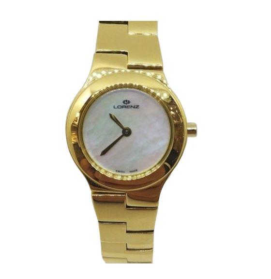 Orologio donna placcato oro madreperla Lorenz 022528BK | Gioiellitosti.it