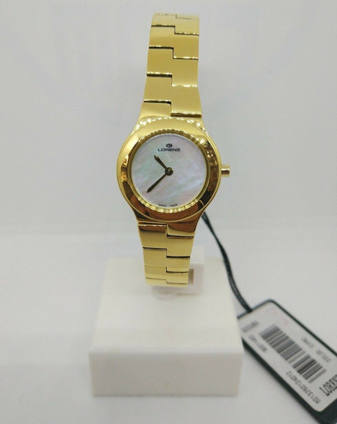Orologio donna placcato oro madreperla Lorenz 022528BK | Gioiellitosti.it