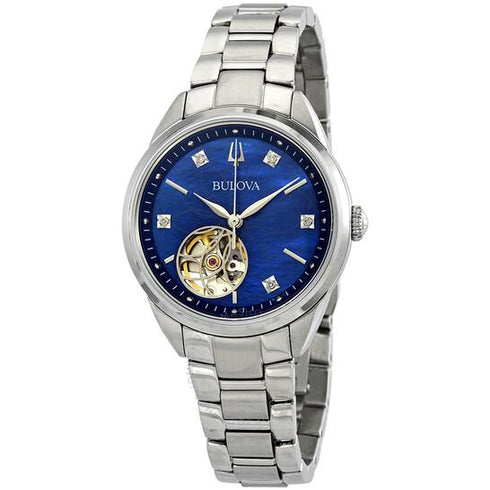 Orologio donna Bulova 96P191 Automatico acciaio diamanti | Gioiellitosti.it