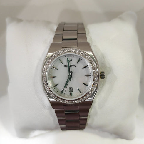 Orologio donna Bulova 96R245 Surveyor Lady Acciaio diamanti | Gioiellitosti.it