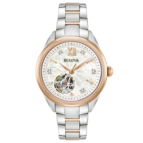 Orologio donna Bulova 98P170 Automatico acciaio diamanti | Gioiellitosti.it