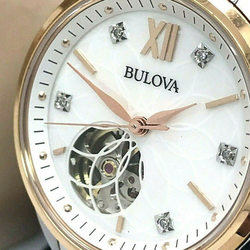 Orologio donna Bulova 98P170 Automatico acciaio diamanti | Gioiellitosti.it