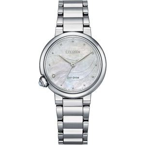 Orologio donna Citizen EM0910-80D Eco Drive diamanti acciaio | Gioiellitosti.it
