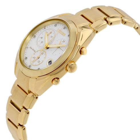 Orologio donna Citizen FB1396-57A Eco Drive cronografo acciaio | Gioiellitosti.it