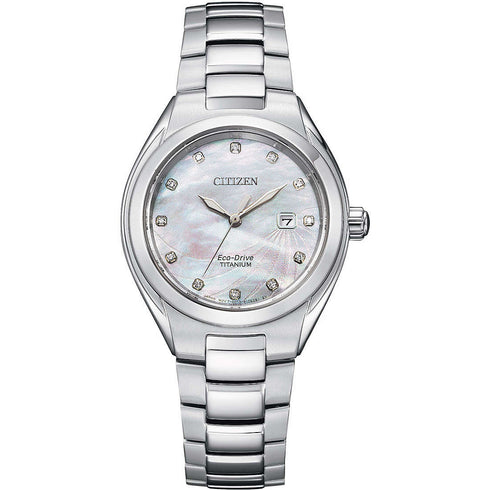 Orologio donna diamanti Citizen EW2611-87Y Eco Drive Titanium | Gioiellitosti.it