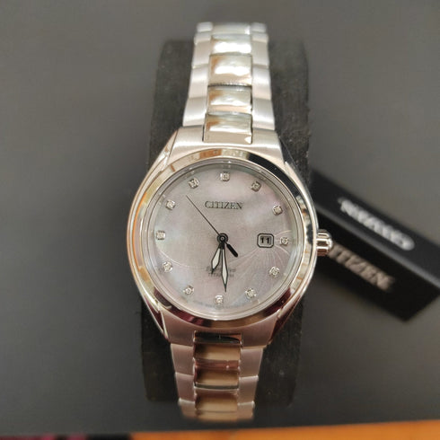 Orologio donna diamanti Citizen EW2611-87Y Eco Drive Titanium | Gioiellitosti.it