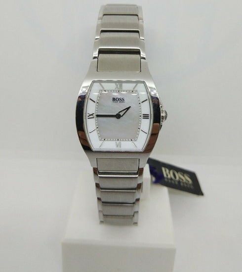 Orologio donna Hugo Boss acciaio cassa curva quadrante madreperla | Gioiellitosti.it