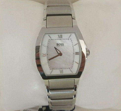 Orologio donna Hugo Boss acciaio cassa curva quadrante madreperla | Gioiellitosti.it