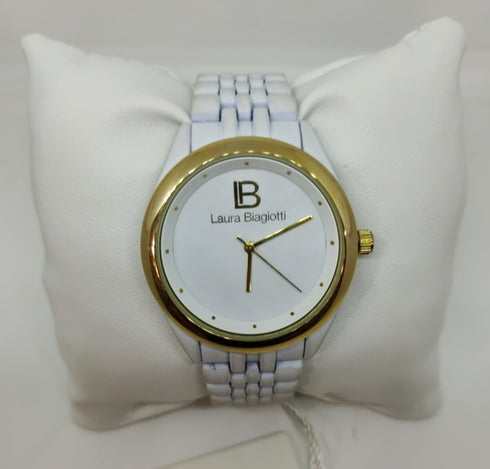 Orologio donna Laura Biagiotti acciaio gomma 1701-02 | Gioiellitosti.it